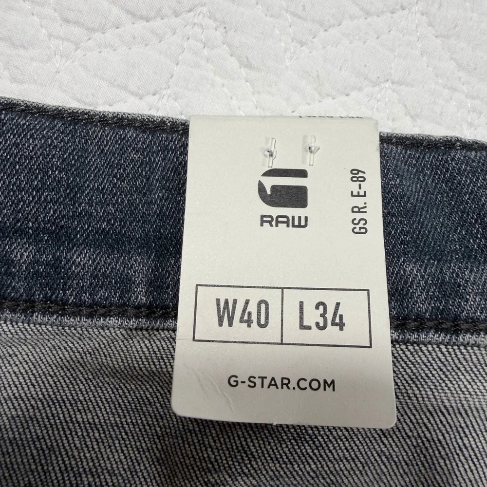 NWT G-Star RAW Kairori 3D Slim Jeans Antic Sand Blast Grey Men 40x34 (Fit 41x32)